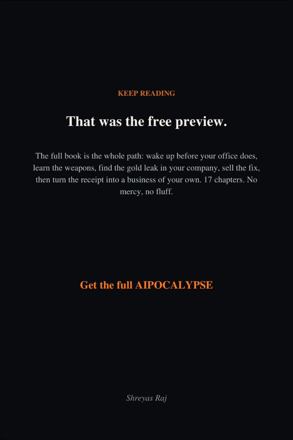 AIpocalypse: Save Your Job From AI (Survival Guide Ebook)