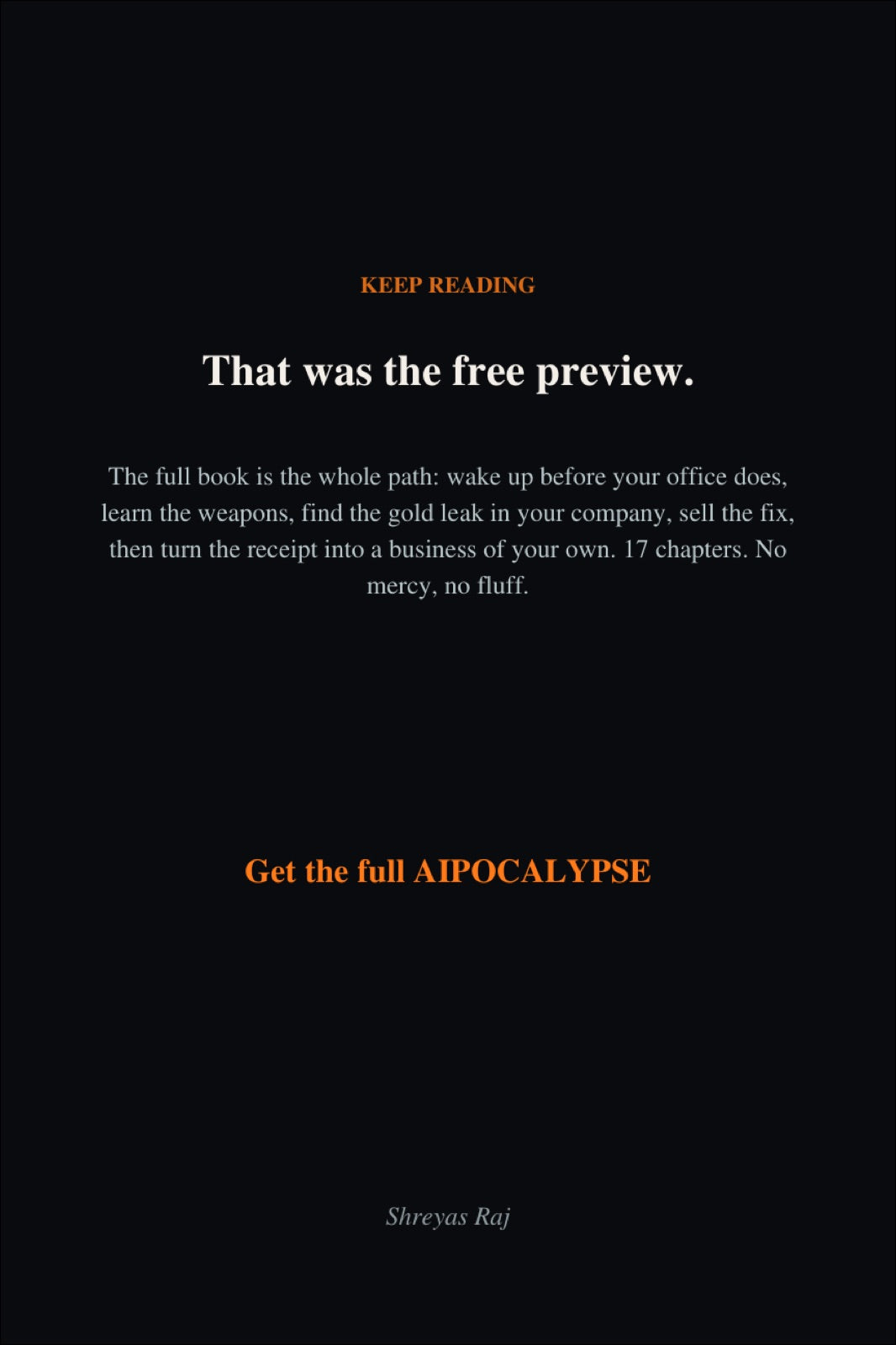 AIpocalypse: Save Your Job From AI (Survival Guide Ebook)